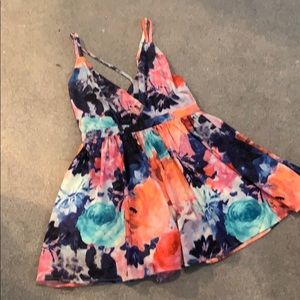 Bright Floral Romper